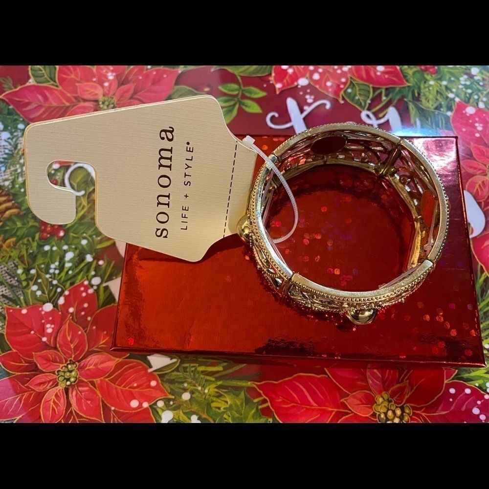 🎁Sonoma Life +Style Gold Tone Fashion Bracelet - Picture 2 of 7